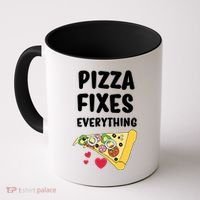 Pizza Fixes Everything Coffee Mug thumb 0