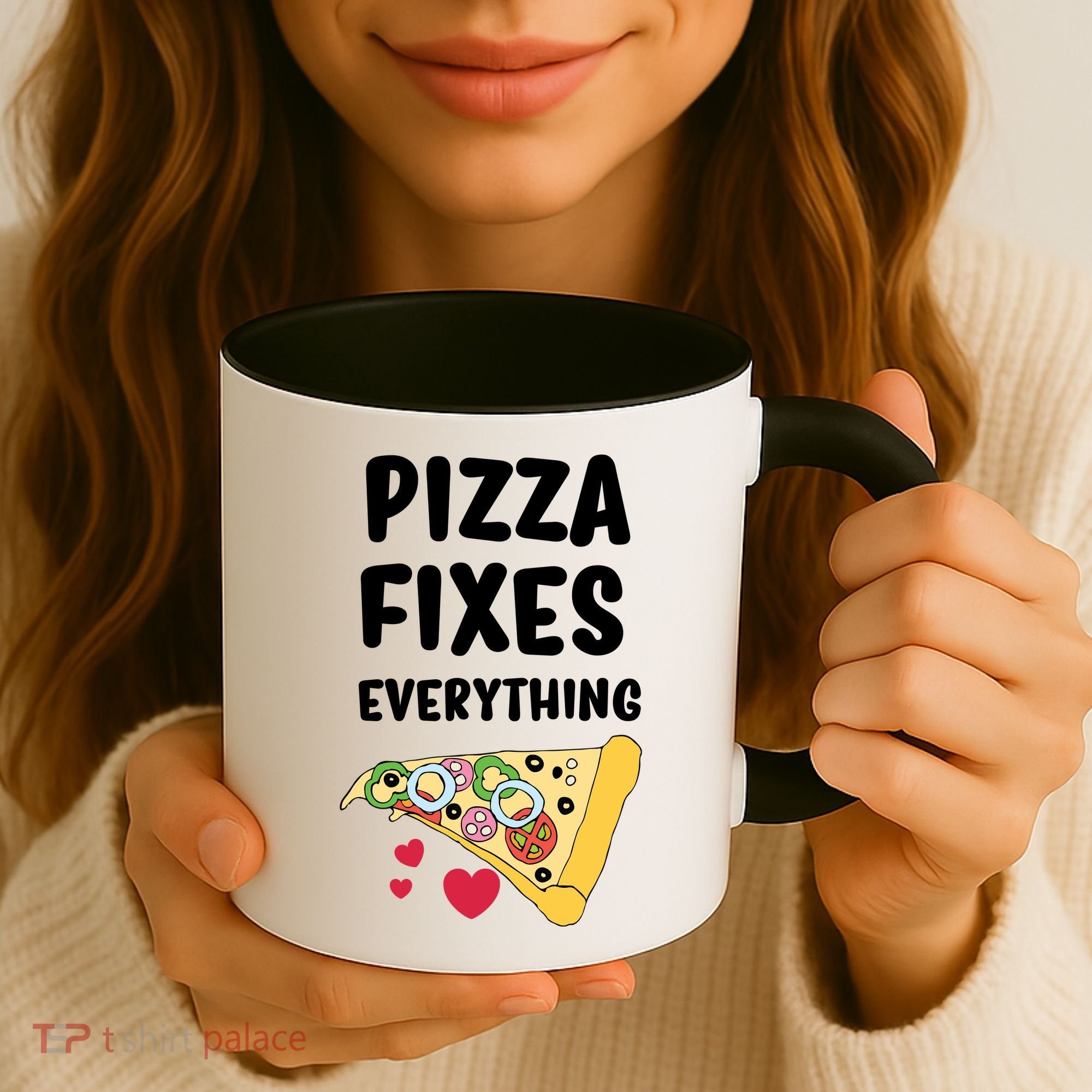 Pizza Fixes Everything Coffee Mug