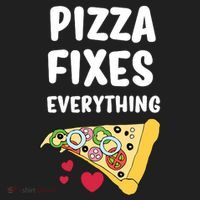 Pizza Fixes Everything Golf Towel thumb 3