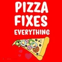 Pizza Fixes Everything Doggie Tank thumb 4