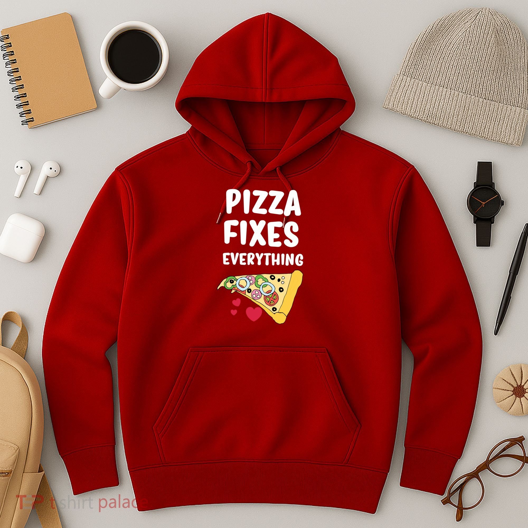 Pizza Fixes Everything Hoodie