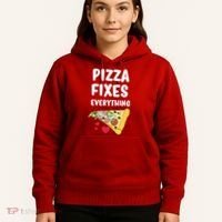 Pizza Fixes Everything Hoodie thumb 5