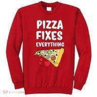 Pizza Fixes Everything Sweatshirt thumb 0