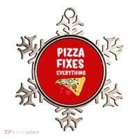 Pizza Fixes Everything Ornament thumb 0