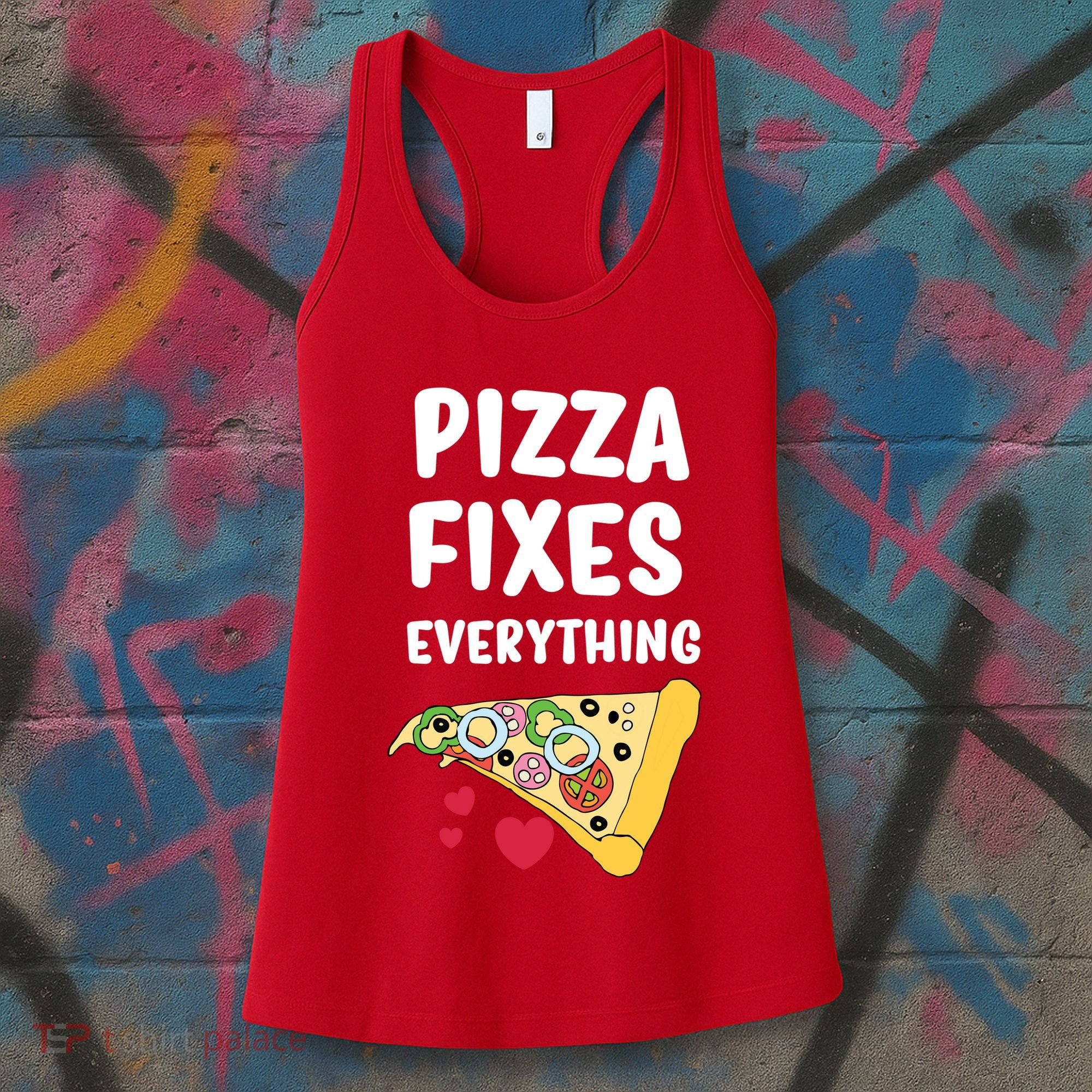 Pizza Fixes Everything Women's Tank Top
