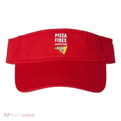 Pizza Fixes Everything Visor