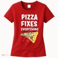 Pizza Fixes Everything Women's T-Shirt thumb 0
