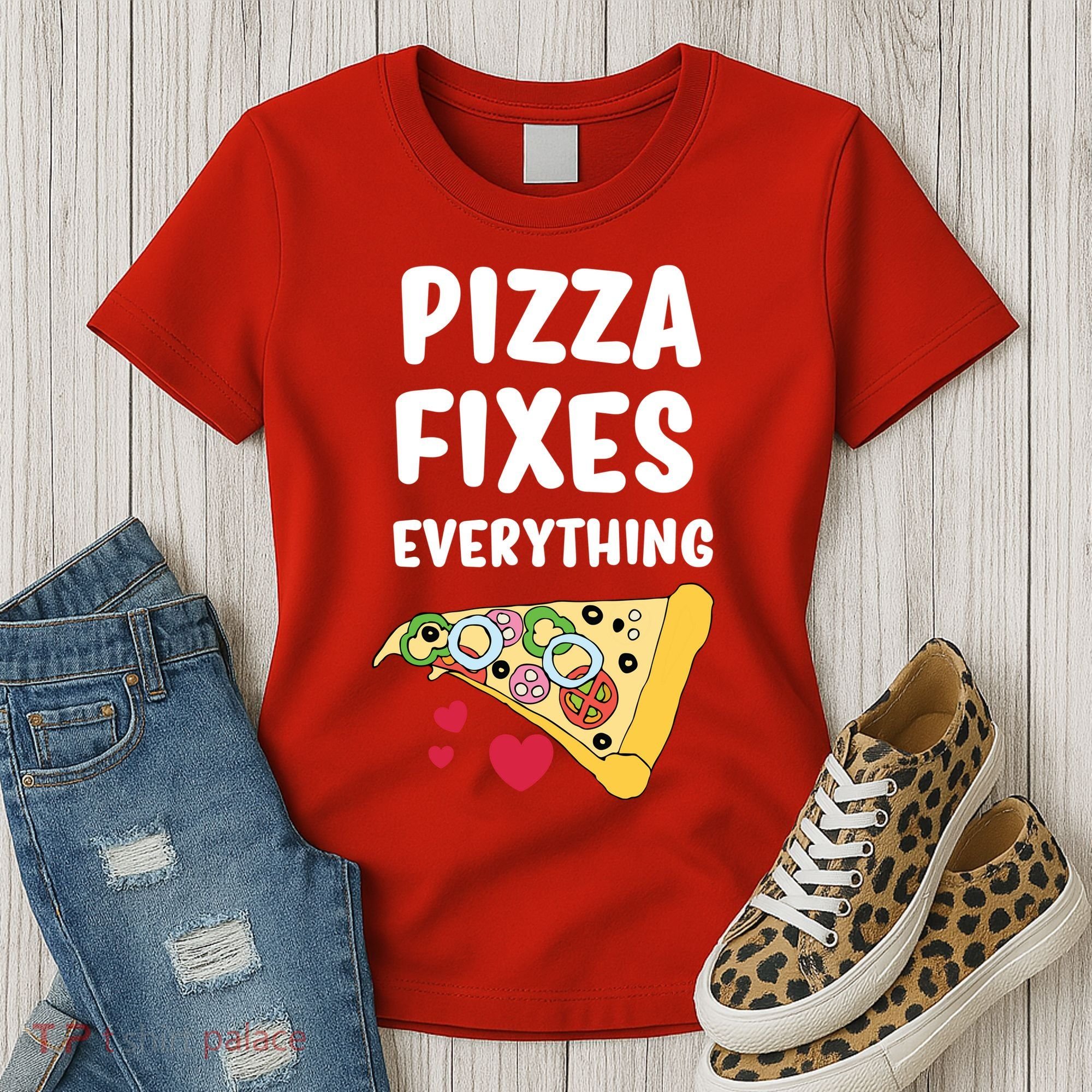 Pizza Fixes Everything Women's T-Shirt