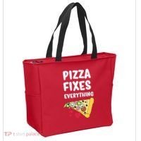 Pizza Fixes Everything Tote Bag thumb 2