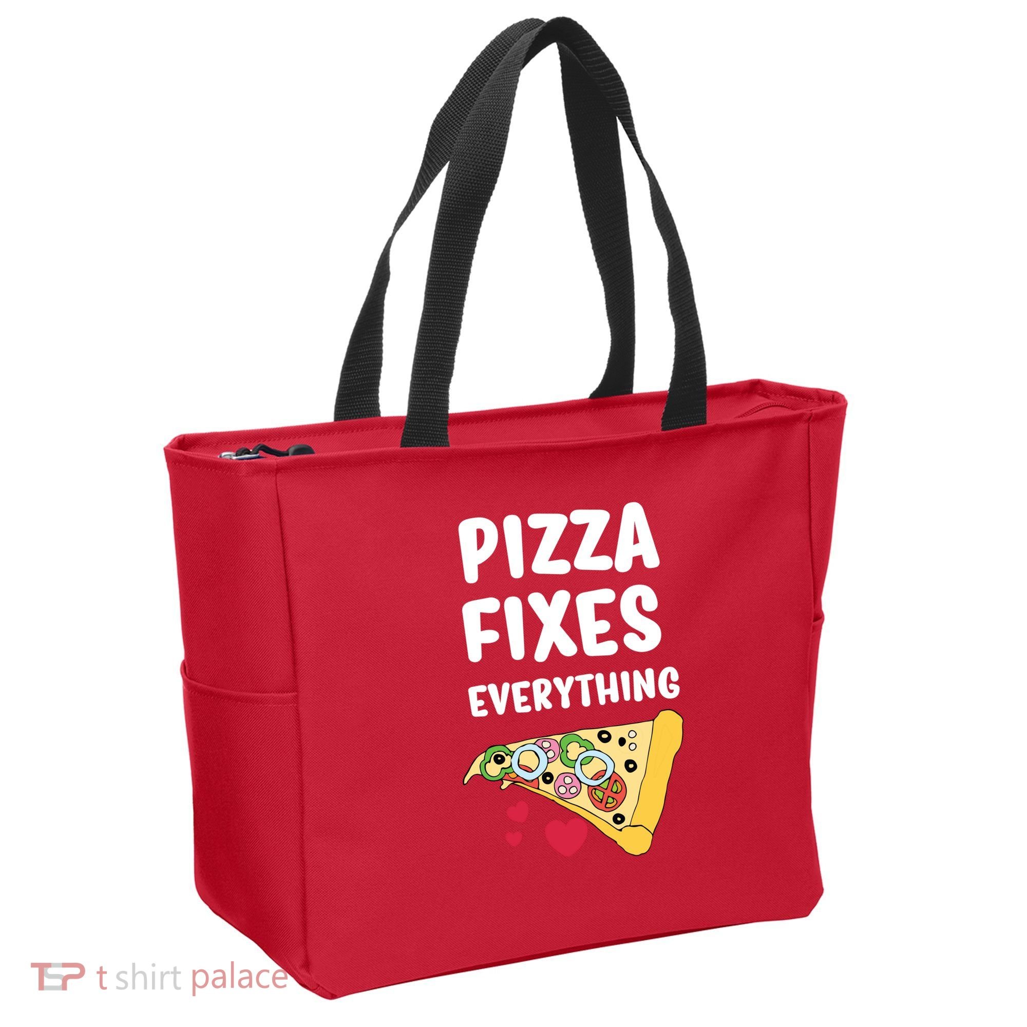 Pizza Fixes Everything Tote Bag
