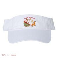 Puppies For Everyone Funny Santa Christmas Visor thumb 0