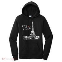 Paris France Eiffel Tower I Love Paris French Souvenir Gift Women's Hoodie thumb 0