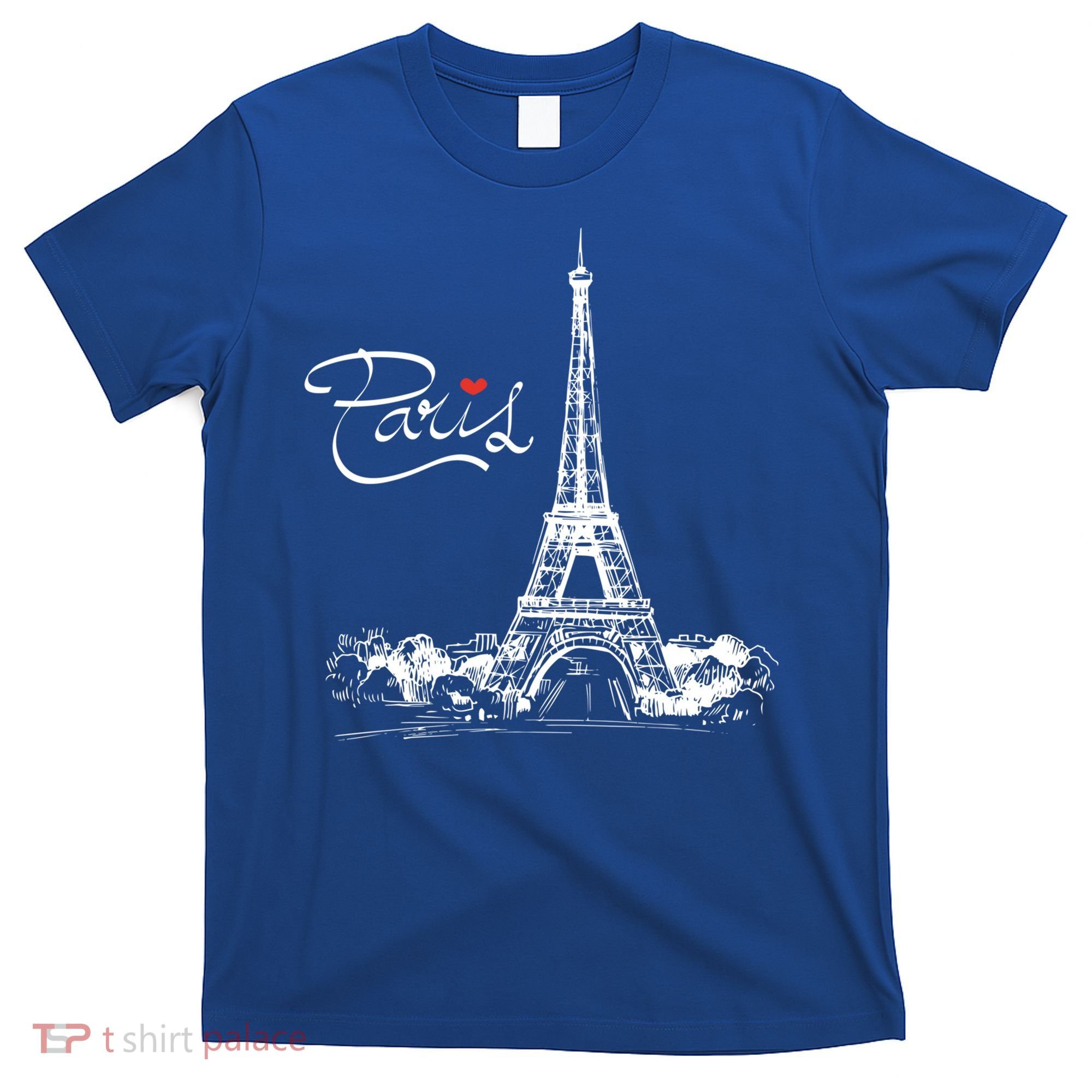 Paris France Eiffel Tower I Love Paris French Souvenir Gift T-Shirt