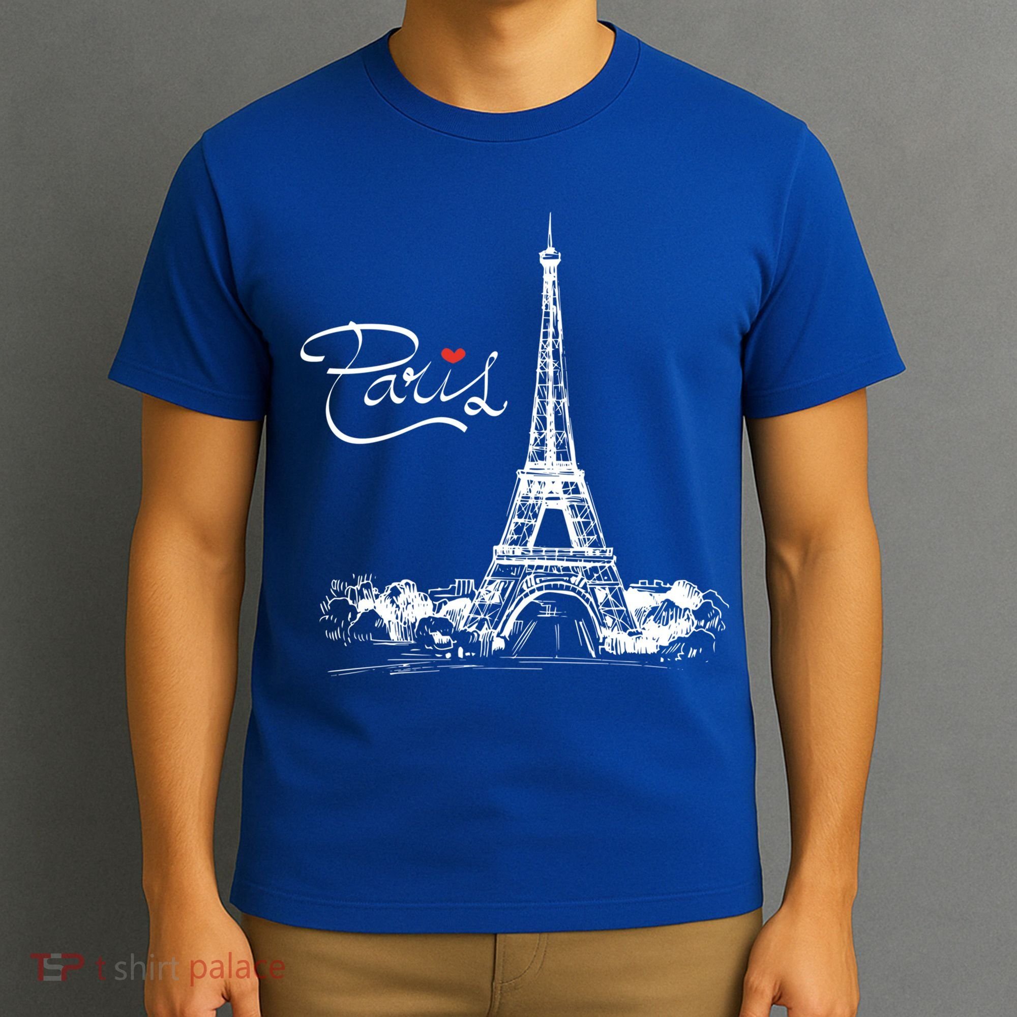Paris France Eiffel Tower I Love Paris French Souvenir Gift T-Shirt