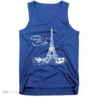 Paris France Eiffel Tower I Love Paris French Souvenir Gift Tank Top thumb 0