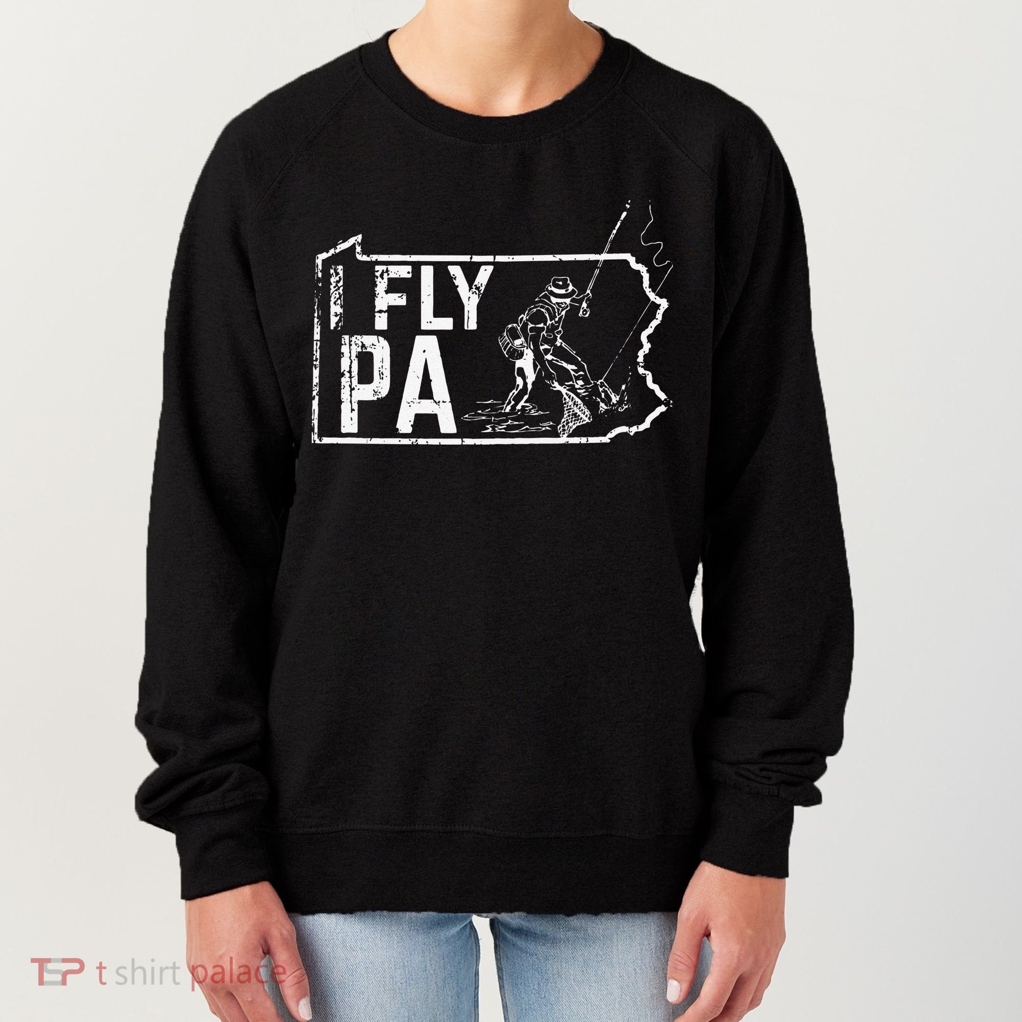 Pennsylvania Fly Fishing Fisherman Women's Sweatshirt