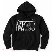 Pennsylvania Fly Fishing Fisherman Hoodie thumb 0