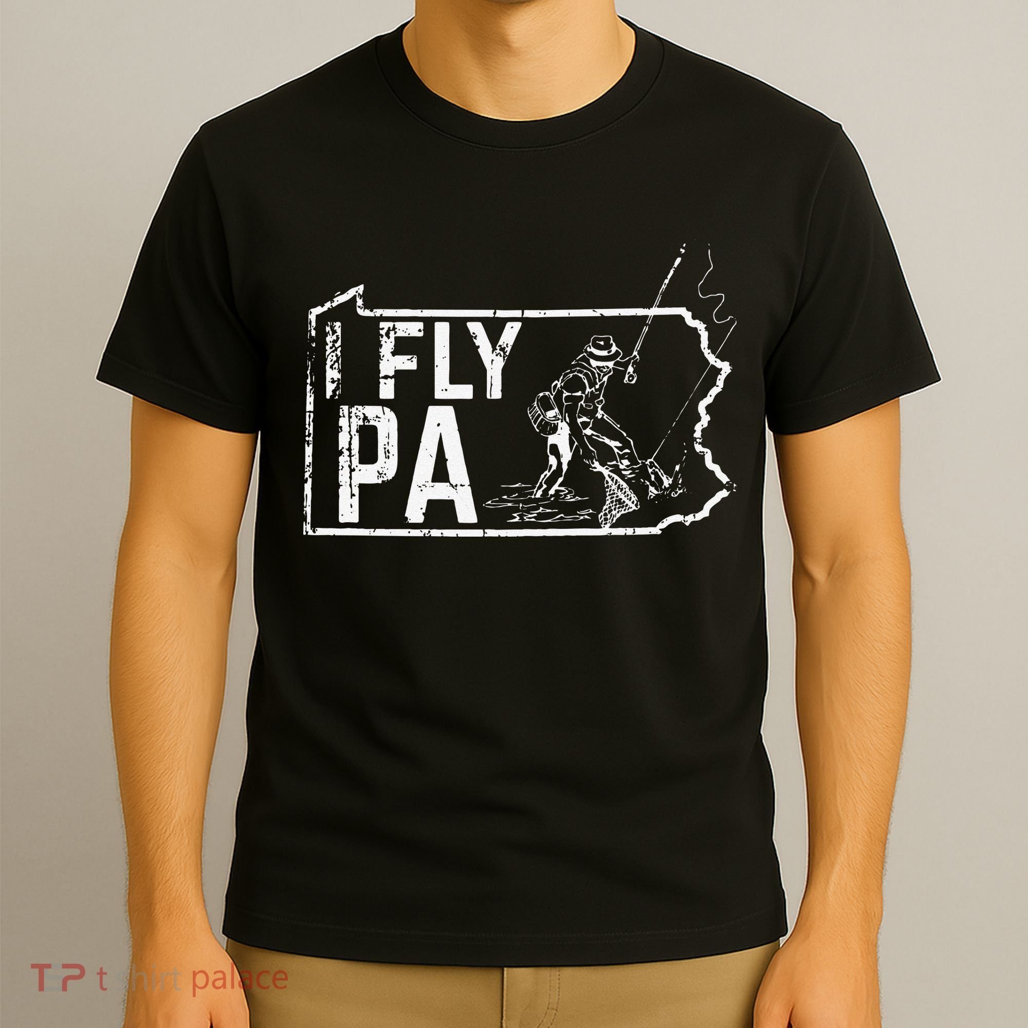 Pennsylvania Fly Fishing Fisherman T-Shirt