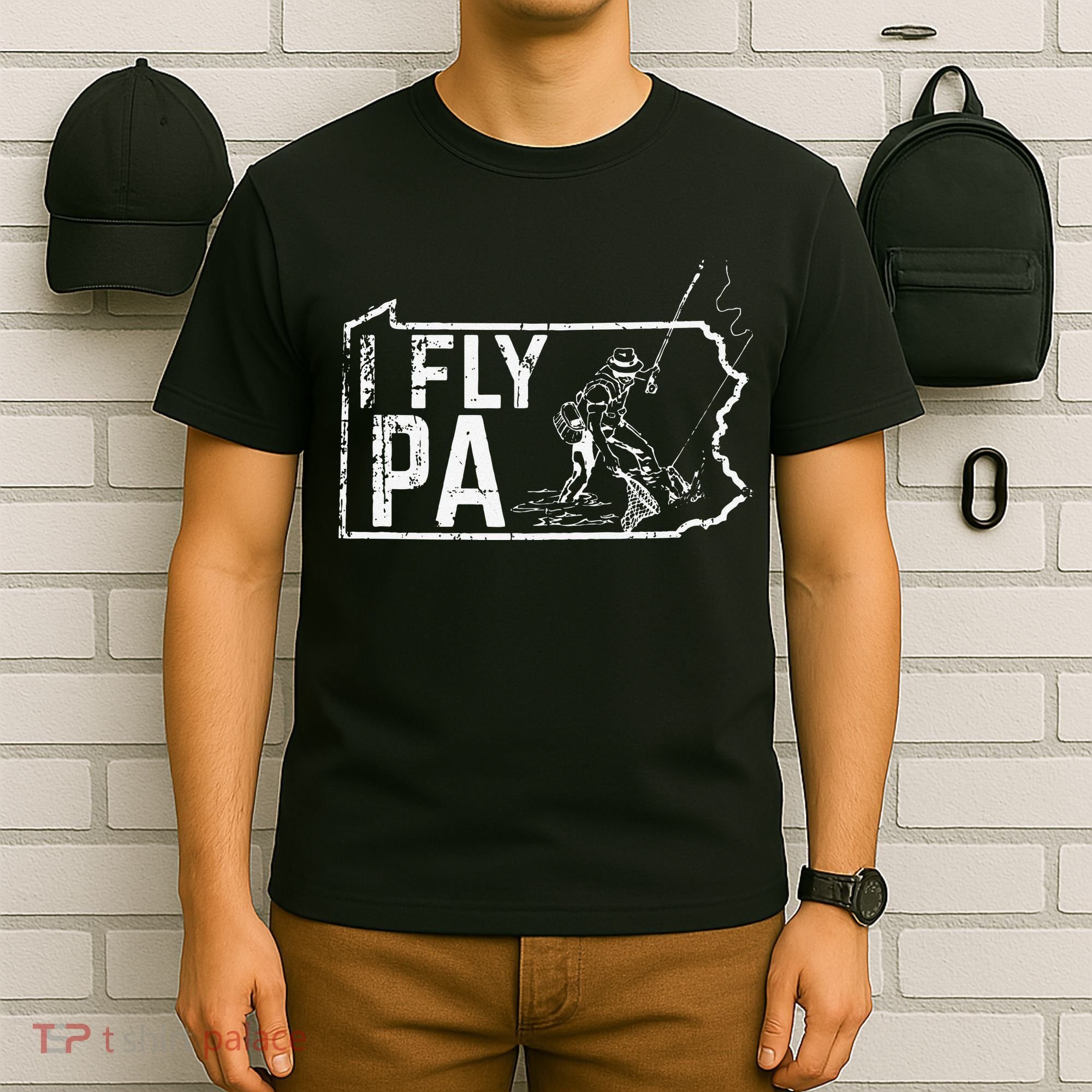 Pennsylvania Fly Fishing Fisherman T-Shirt