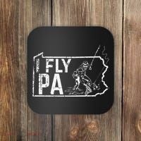 Pennsylvania Fly Fishing Fisherman Coaster thumb 0
