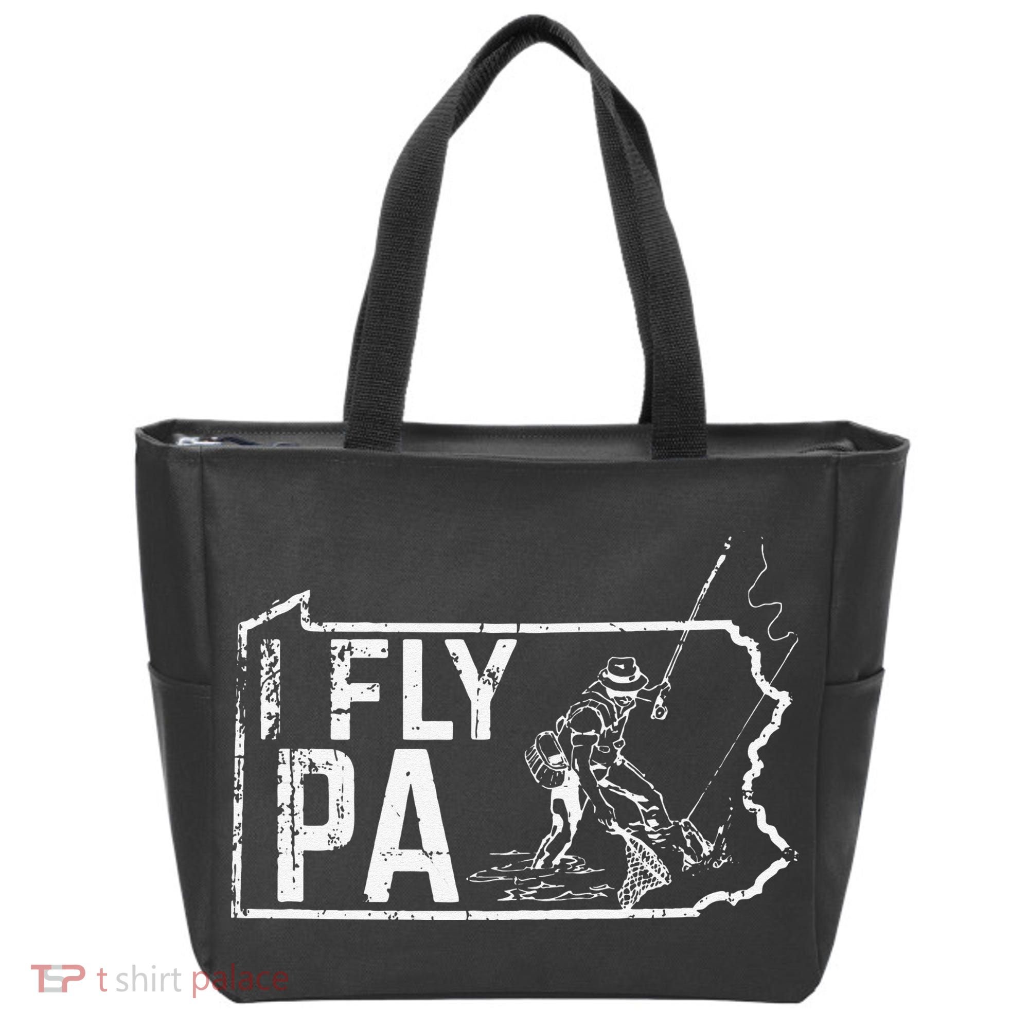 Pennsylvania Fly Fishing Fisherman Tote Bag