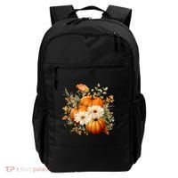 Pumpkin Fall Floral Festive Backpack thumb 0