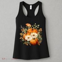 Pumpkin Fall Floral Festive Women's Tank Top thumb 3