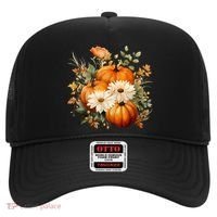 Pumpkin Fall Floral Festive Hat thumb 0