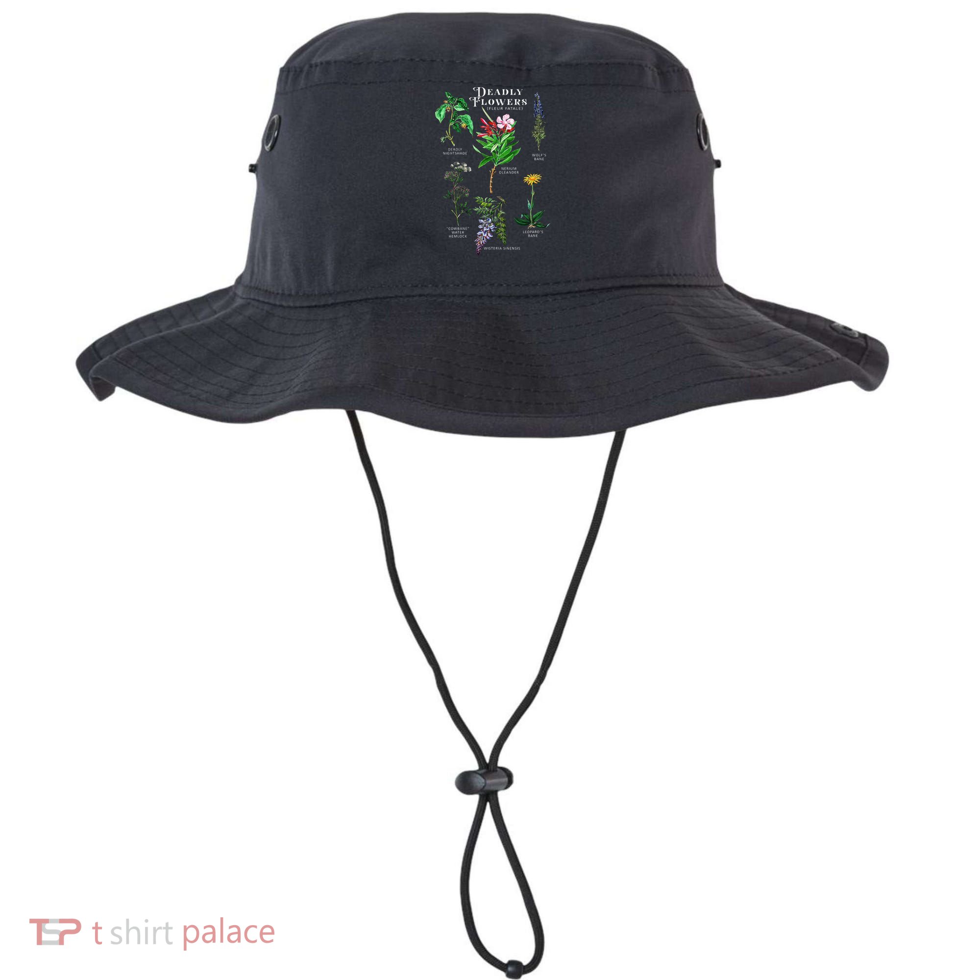 Poisonous Flowers Fleur Fatale Plant Halloween Gift Bucket Hat
