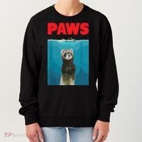 Paws Ferret Funny Parody Ferret Lover Gift Women's Sweatshirt thumb 0