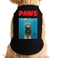 Paws Ferret Funny Parody Ferret Lover Gift Doggie Tank thumb 0
