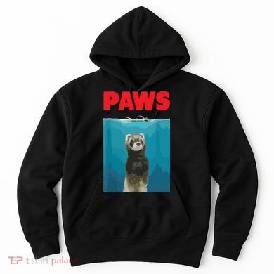 Paws Ferret Funny Parody Ferret Lover Gift Hoodie