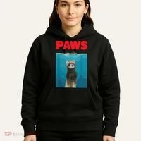 Paws Ferret Funny Parody Ferret Lover Gift Hoodie thumb 5