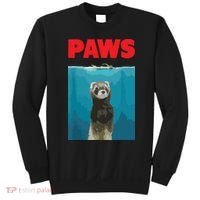 Paws Ferret Funny Parody Ferret Lover Gift Sweatshirt thumb 0