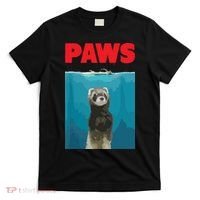 Paws Ferret Funny Parody Ferret Lover Gift T-Shirt thumb 0