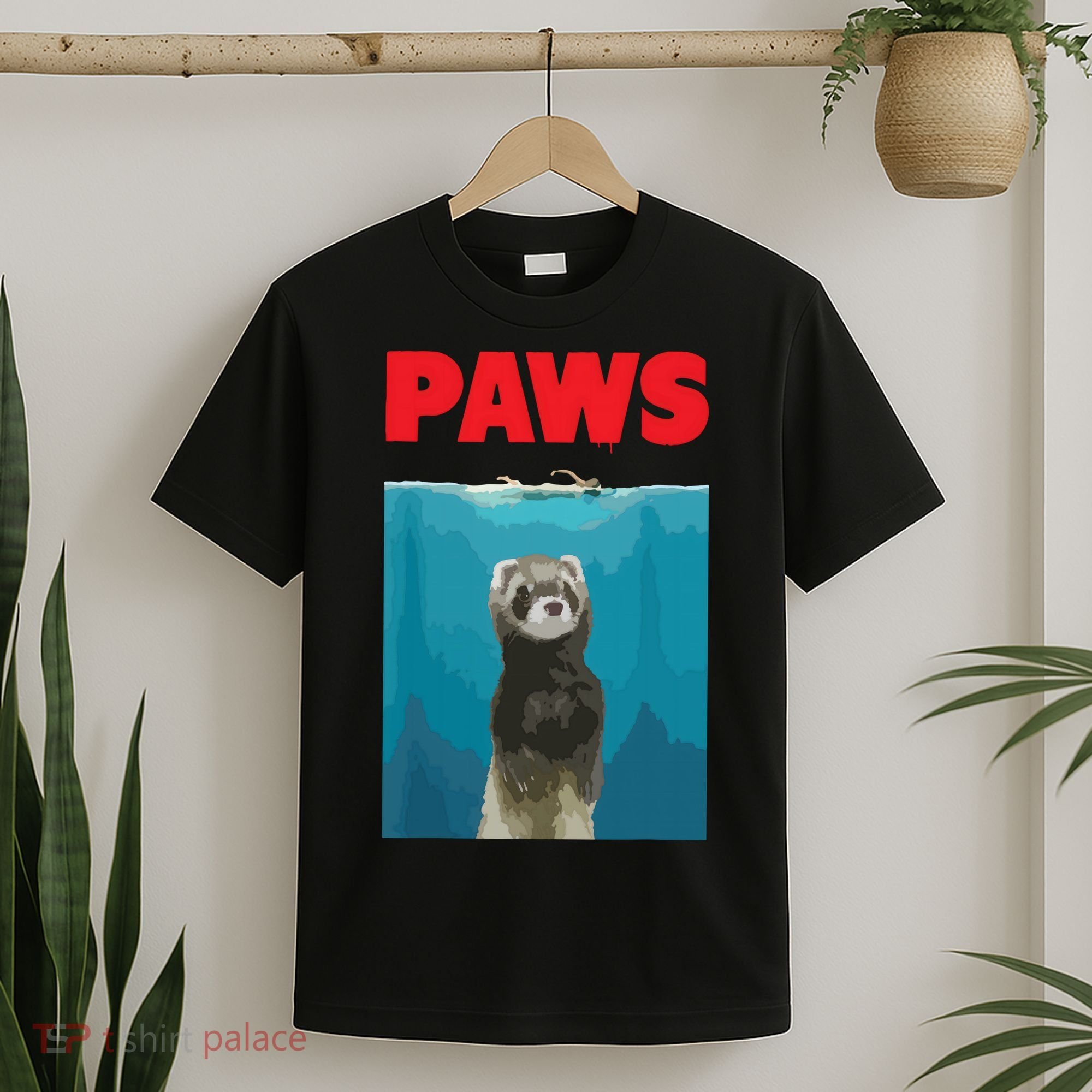 Paws Ferret Funny Parody Ferret Lover Gift T-Shirt