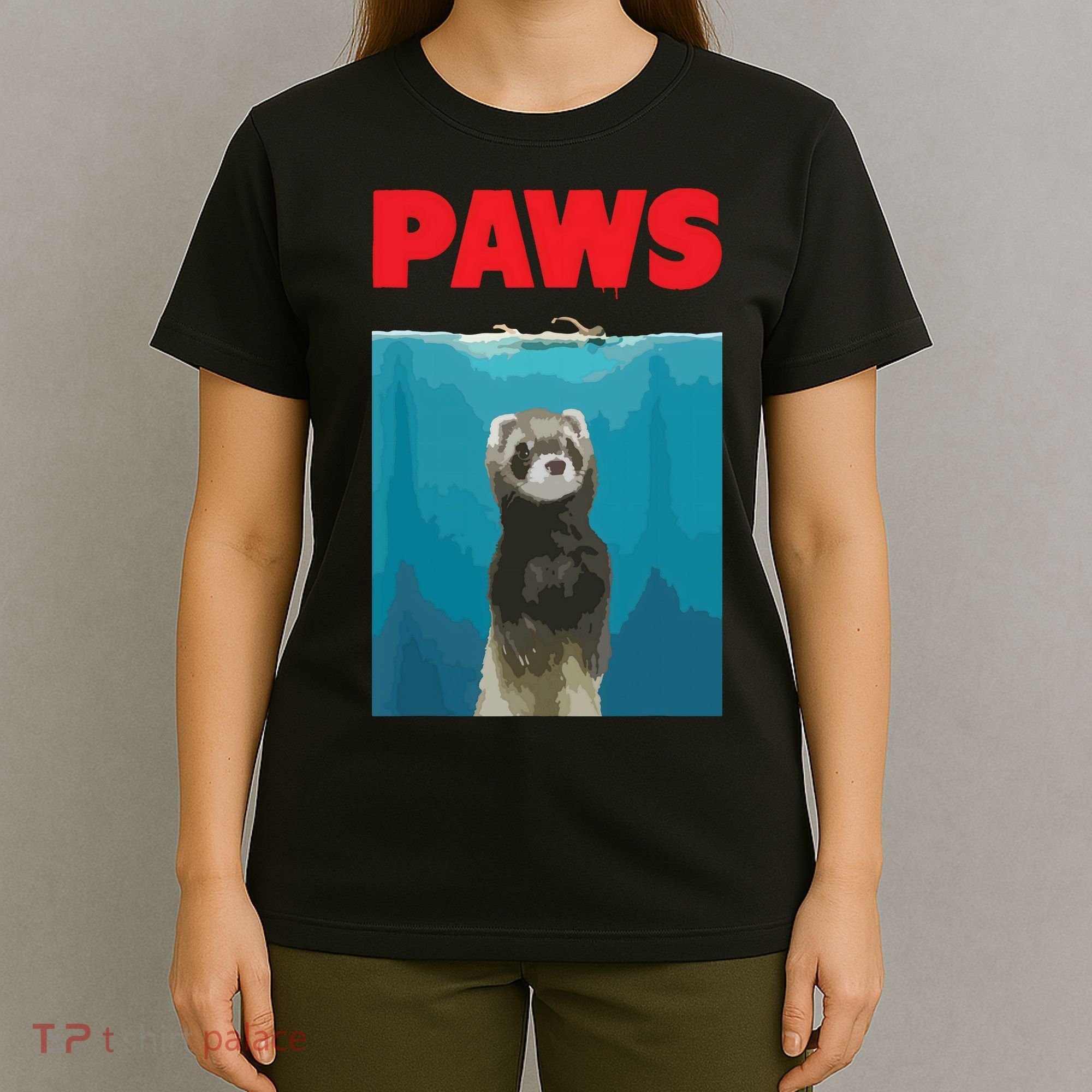 Paws Ferret Funny Parody Ferret Lover Gift T-Shirt