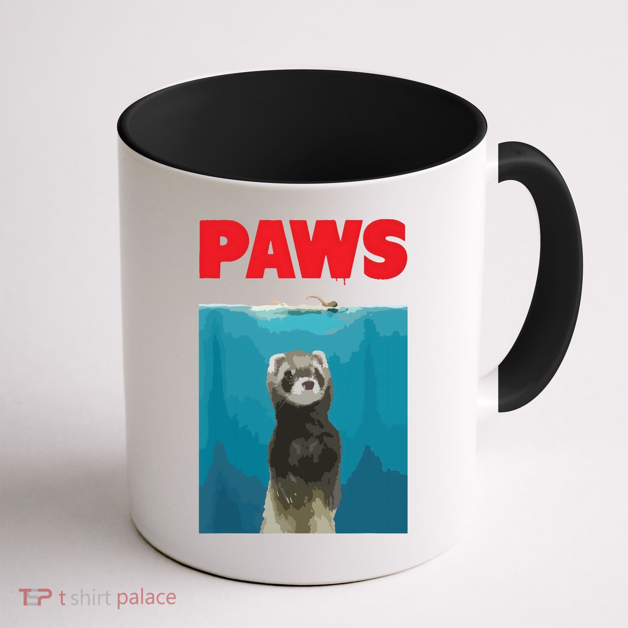 Paws Ferret Funny Parody Ferret Lover Gift Coffee Mug
