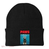 Paws Ferret Funny Parody Ferret Lover Gift Beanie thumb 0