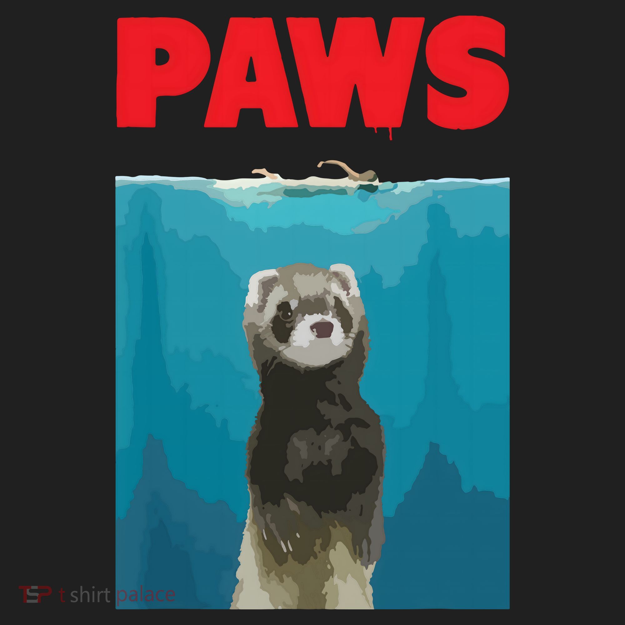 Paws Ferret Funny Parody Ferret Lover Gift Beanie