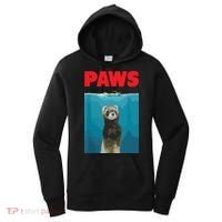 Paws Ferret Funny Parody Ferret Lover Gift Women's Hoodie thumb 0