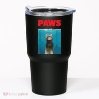 Paws Ferret Funny Parody Ferret Lover Gift Tumbler thumb 0