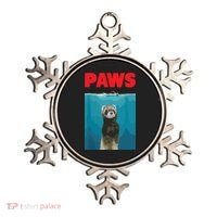 Paws Ferret Funny Parody Ferret Lover Gift Ornament thumb 0