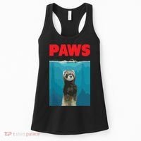 Paws Ferret Funny Parody Ferret Lover Gift Women's Tank Top thumb 0
