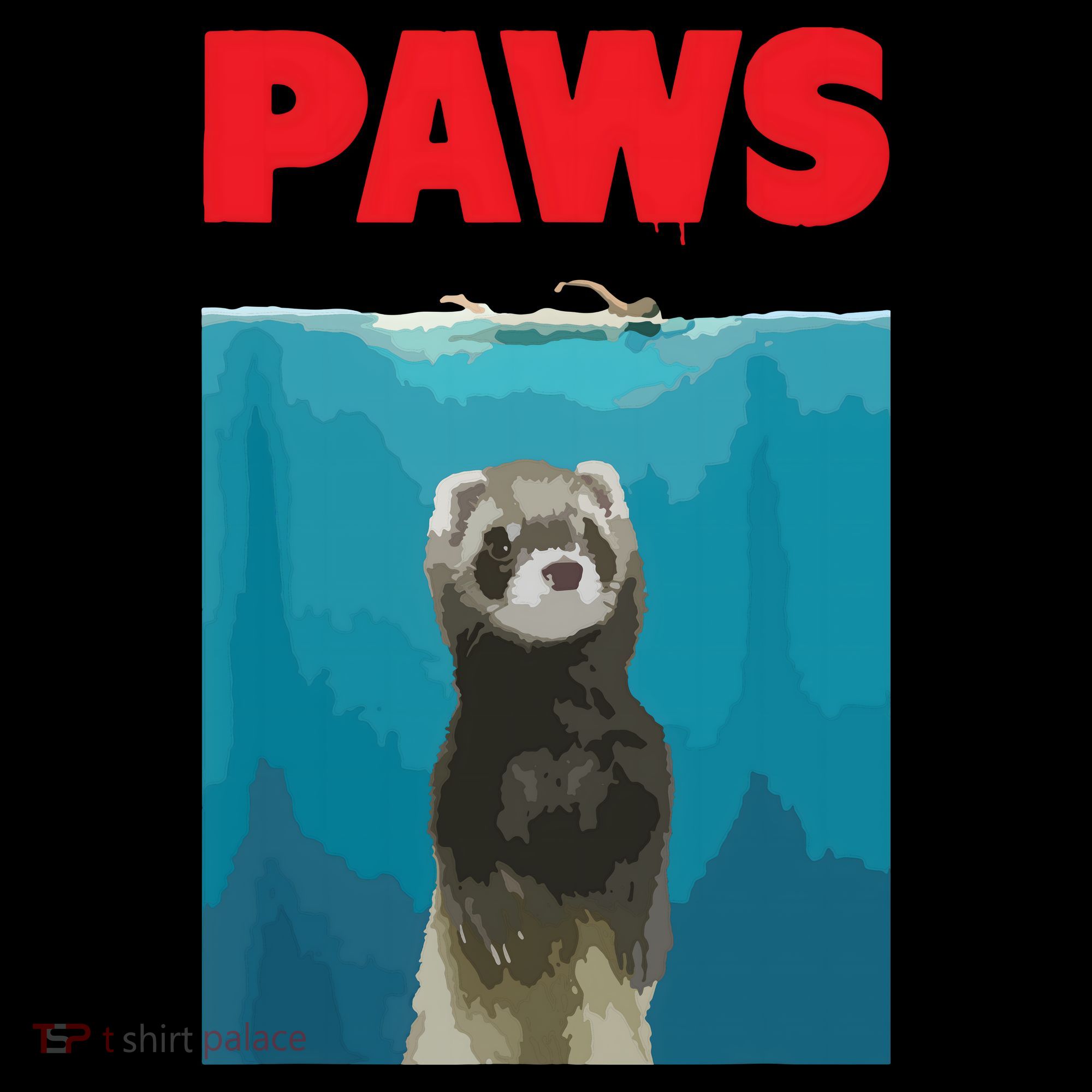 Paws Ferret Funny Parody Ferret Lover Gift Women's Tank Top