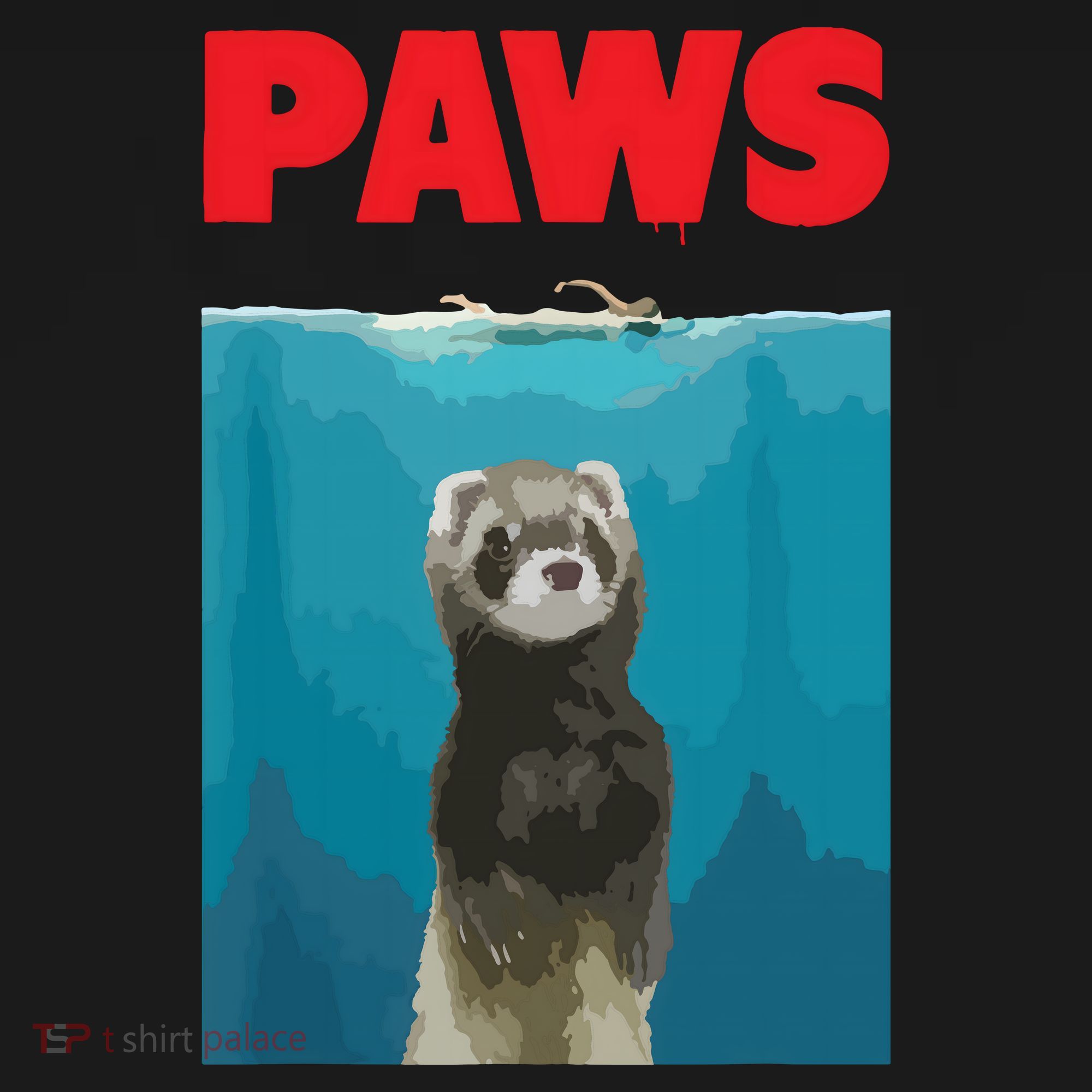 Paws Ferret Funny Parody Ferret Lover Gift Visor