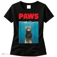 Paws Ferret Funny Parody Ferret Lover Gift Women's T-Shirt thumb 0