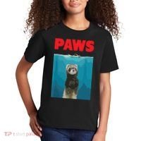 Paws Ferret Funny Parody Ferret Lover Gift Kids T-Shirt thumb 2