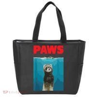 Paws Ferret Funny Parody Ferret Lover Gift Tote Bag thumb 0