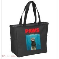 Paws Ferret Funny Parody Ferret Lover Gift Tote Bag thumb 2